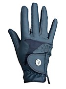 Перчатки кожаные синие, EQU