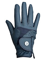 Перчатки кожаные синие, EQU